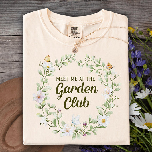 Wild Petal Threads T-Shirt S / ivory Meet Me at the Garden Club T-Shirt