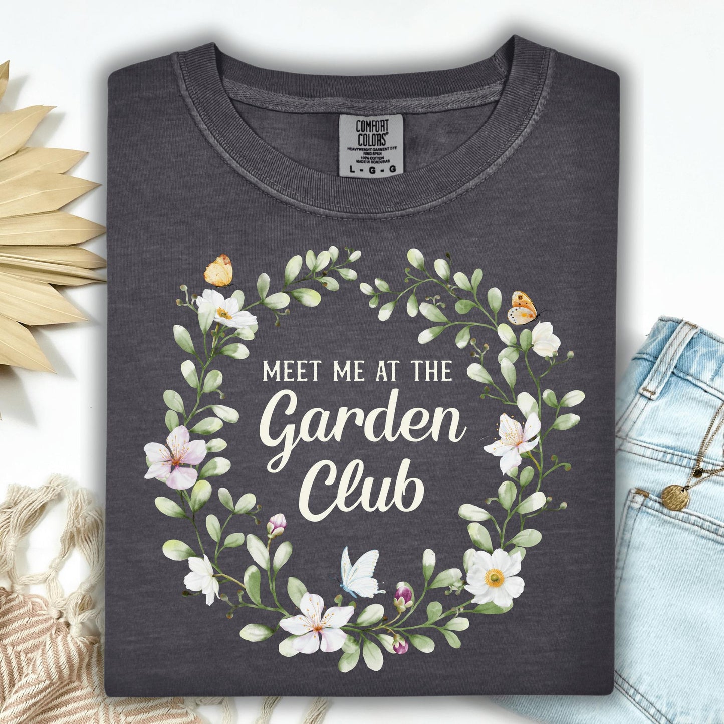 Wild Petal Threads T-Shirt S / pepper Meet Me at the Garden Club T-Shirt