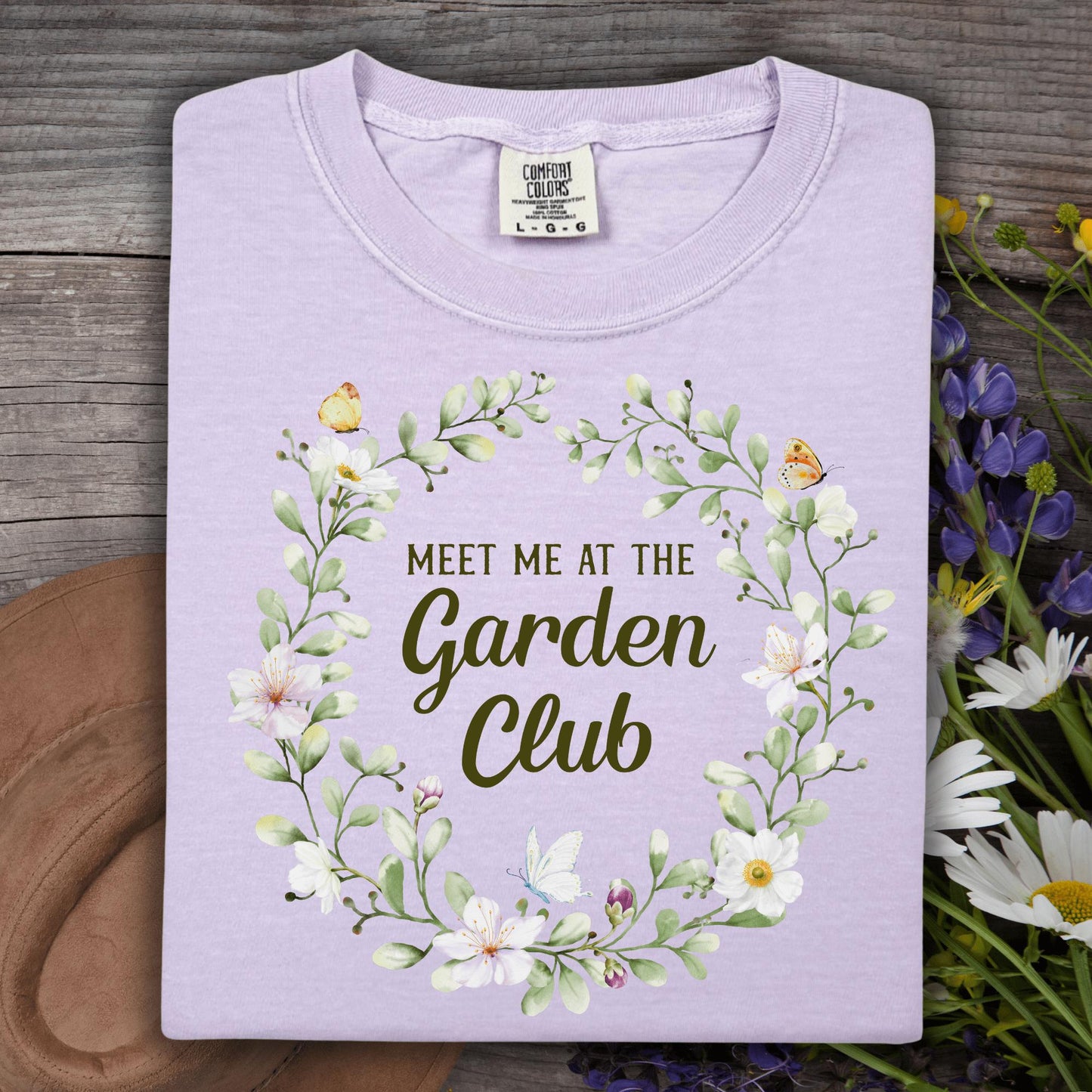 Wild Petal Threads T-Shirt S / Orchid Meet Me at the Garden Club T-Shirt