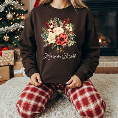 Merry & Bright Bouquet Sweatshirt