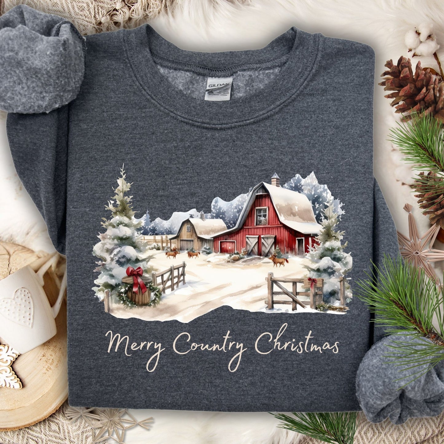 Merry Country Christmas Sweatshirt