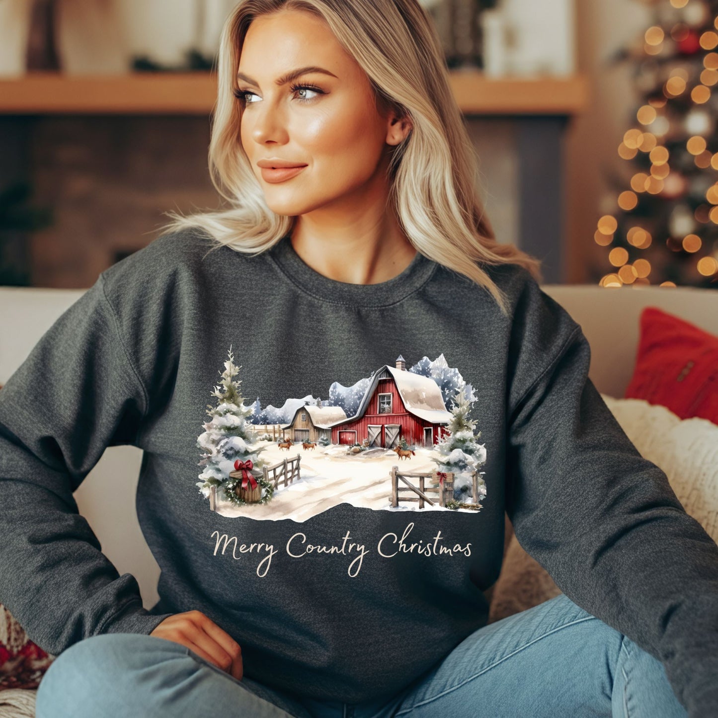 Merry Country Christmas Sweatshirt