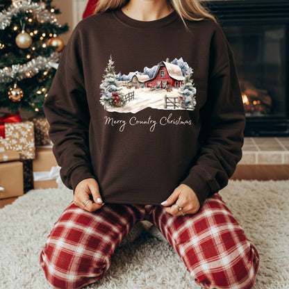 Merry Country Christmas Sweatshirt