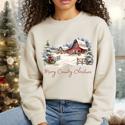 Merry Country Christmas Sweatshirt