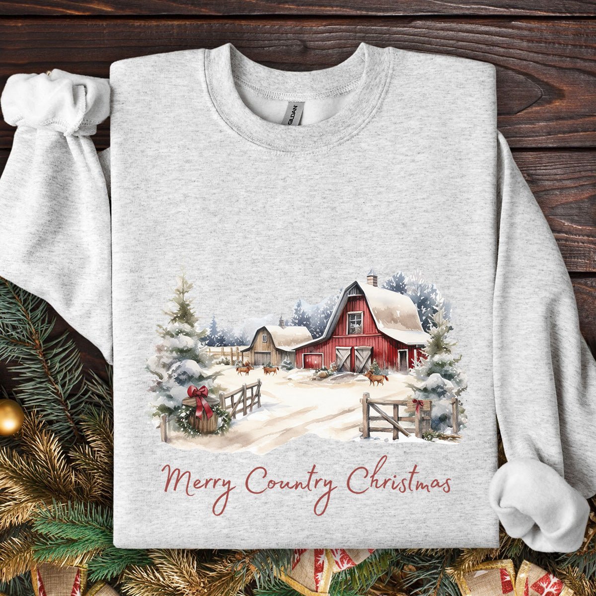 Merry Country Christmas Sweatshirt