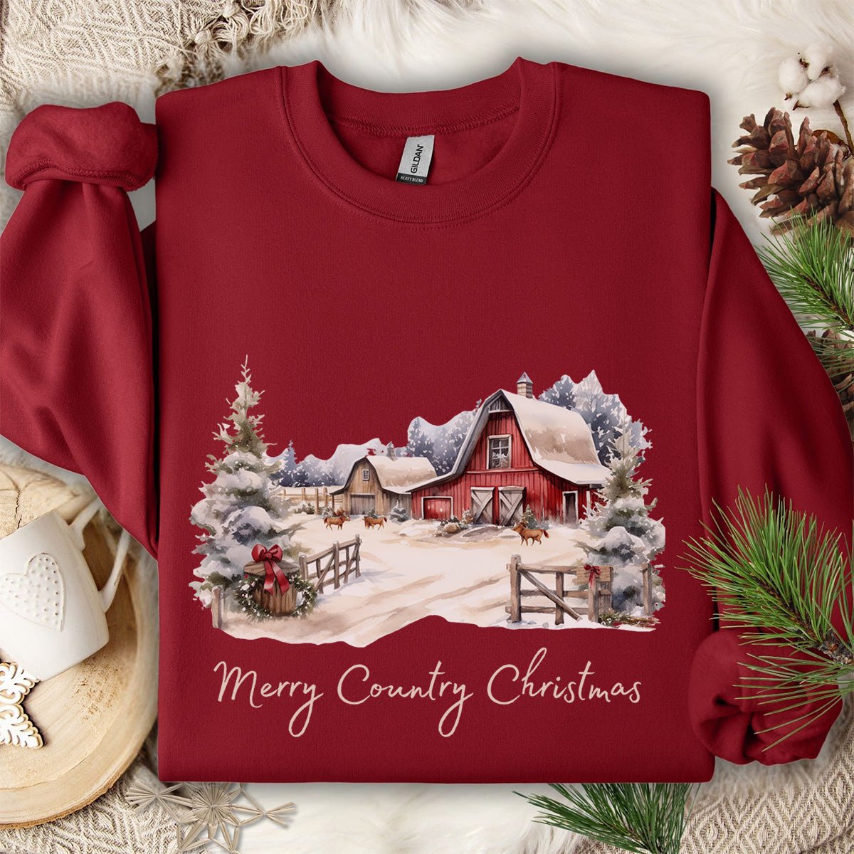 Merry Country Christmas Sweatshirt