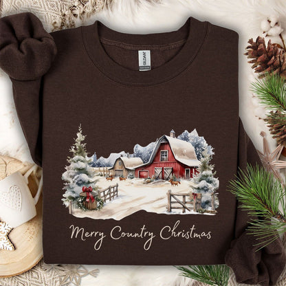 Merry Country Christmas Sweatshirt