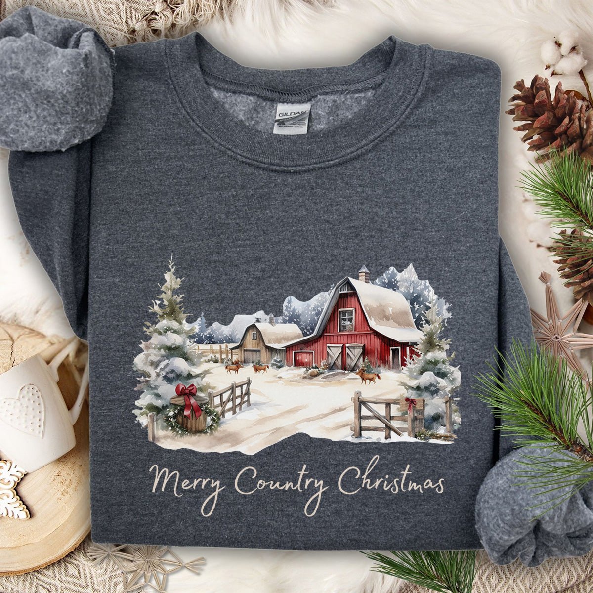 Merry Country Christmas Sweatshirt