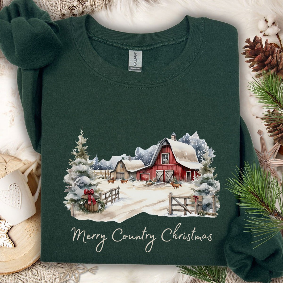Merry Country Christmas Sweatshirt