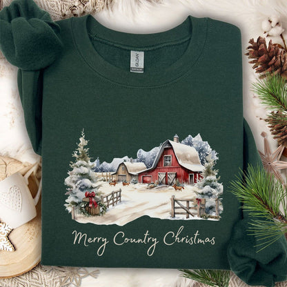 Merry Country Christmas Sweatshirt