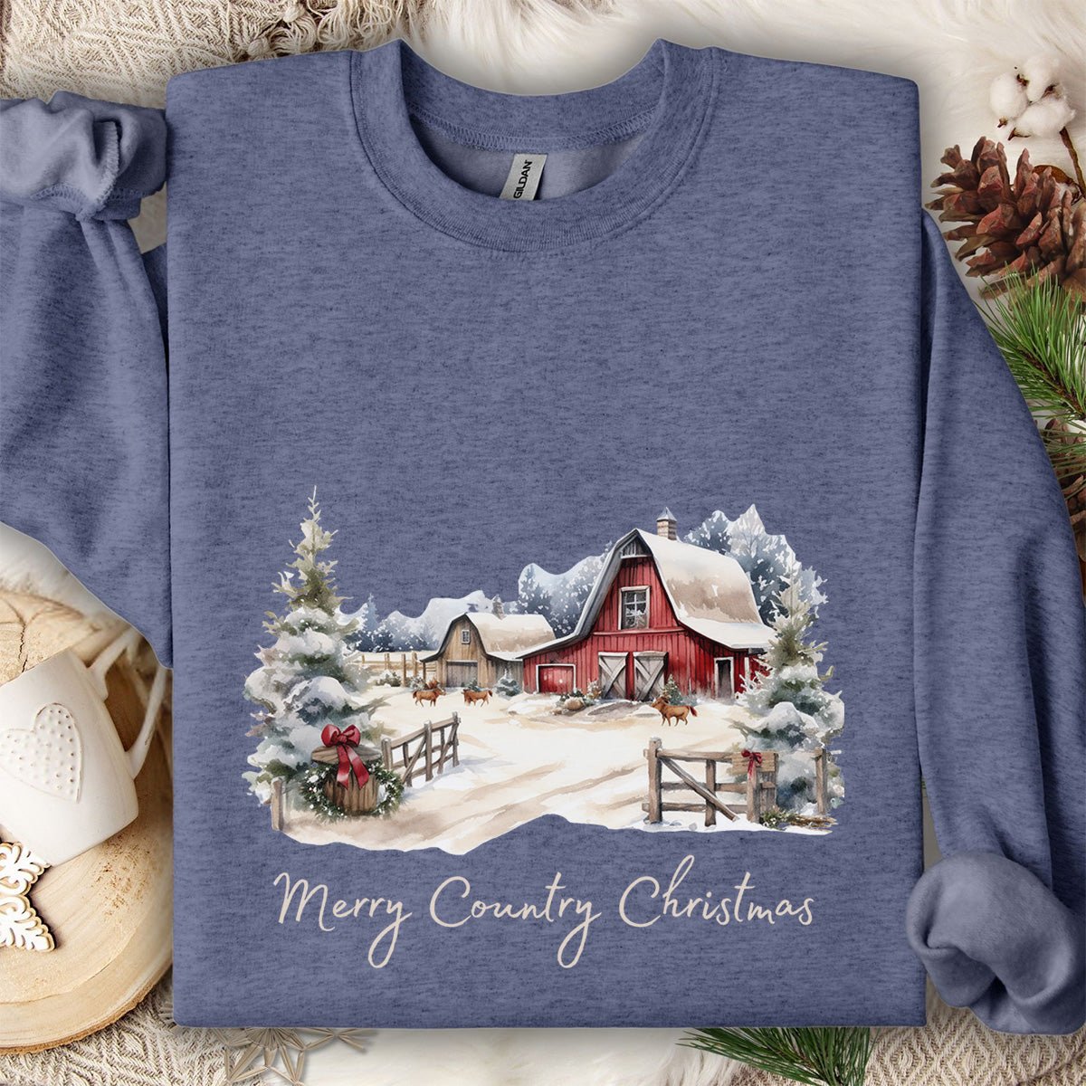 Merry Country Christmas Sweatshirt