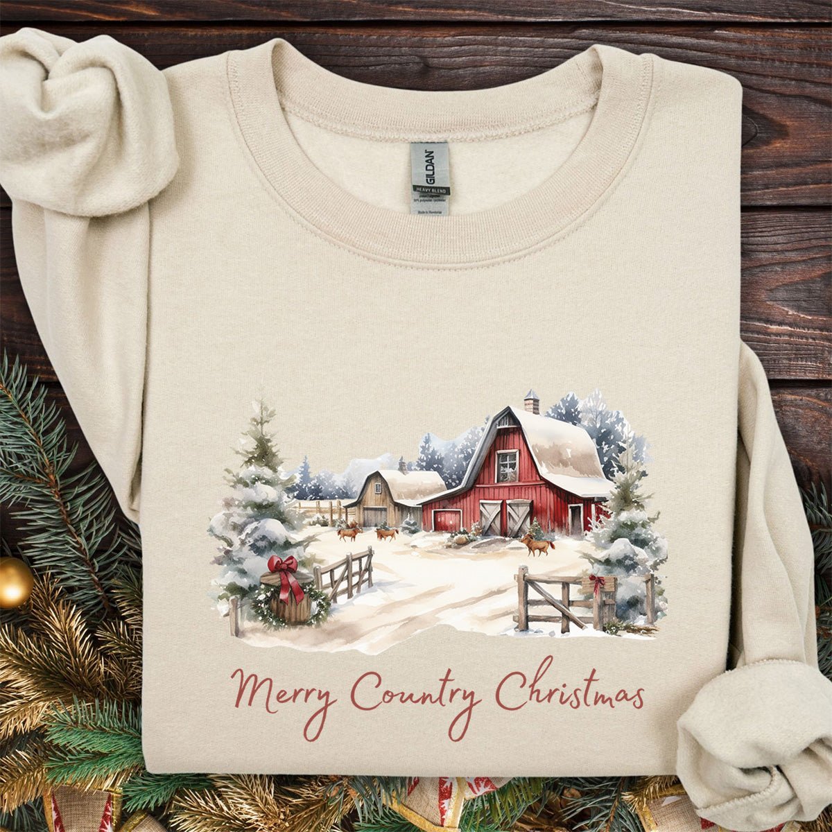 Merry Country Christmas Sweatshirt