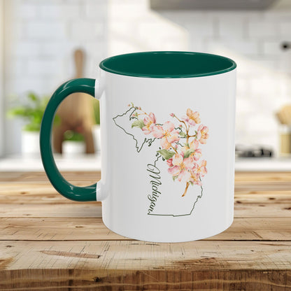 Michigan State Flower Mug — Apple Blossom (11/15oz)