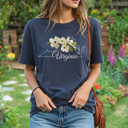 Michigan State Flower T-Shirt - Apple Blossom