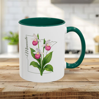 Minnesota State Flower Mug - Showy Lady's Slipper (11/15oz)