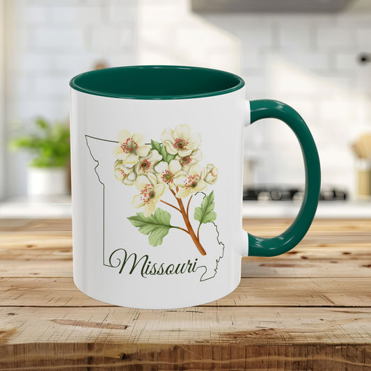Missouri State Flower Mug — Hawthorn (11/15oz)