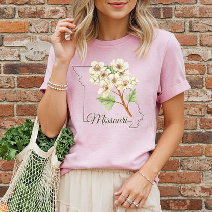 Missouri State Flower T-Shirt — Hawthorn