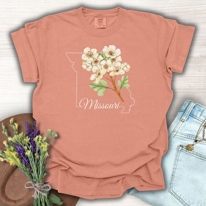 Missouri State Flower T-Shirt — Hawthorn