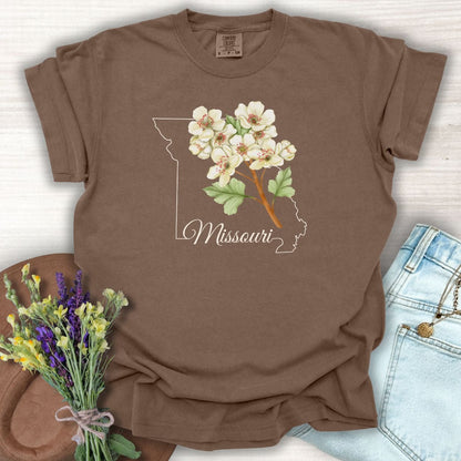Missouri State Flower T-Shirt — Hawthorn