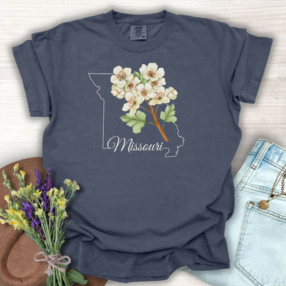 Missouri State Flower T-Shirt — Hawthorn