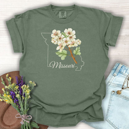 Missouri State Flower T-Shirt — Hawthorn
