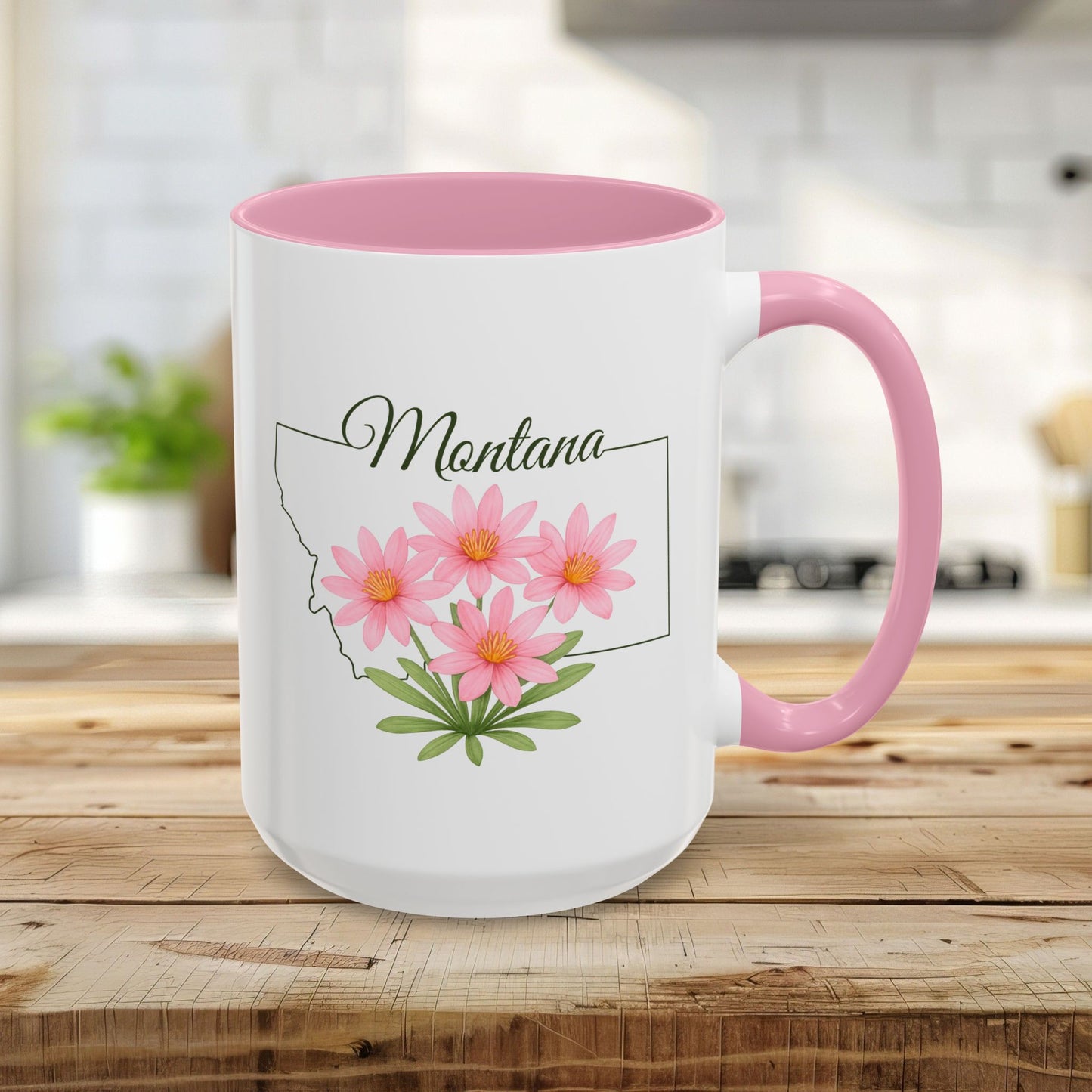 Montana State Flower Mug — Bitterroot (11/15oz)