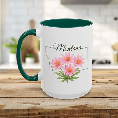 Montana State Flower Mug — Bitterroot (11/15oz)