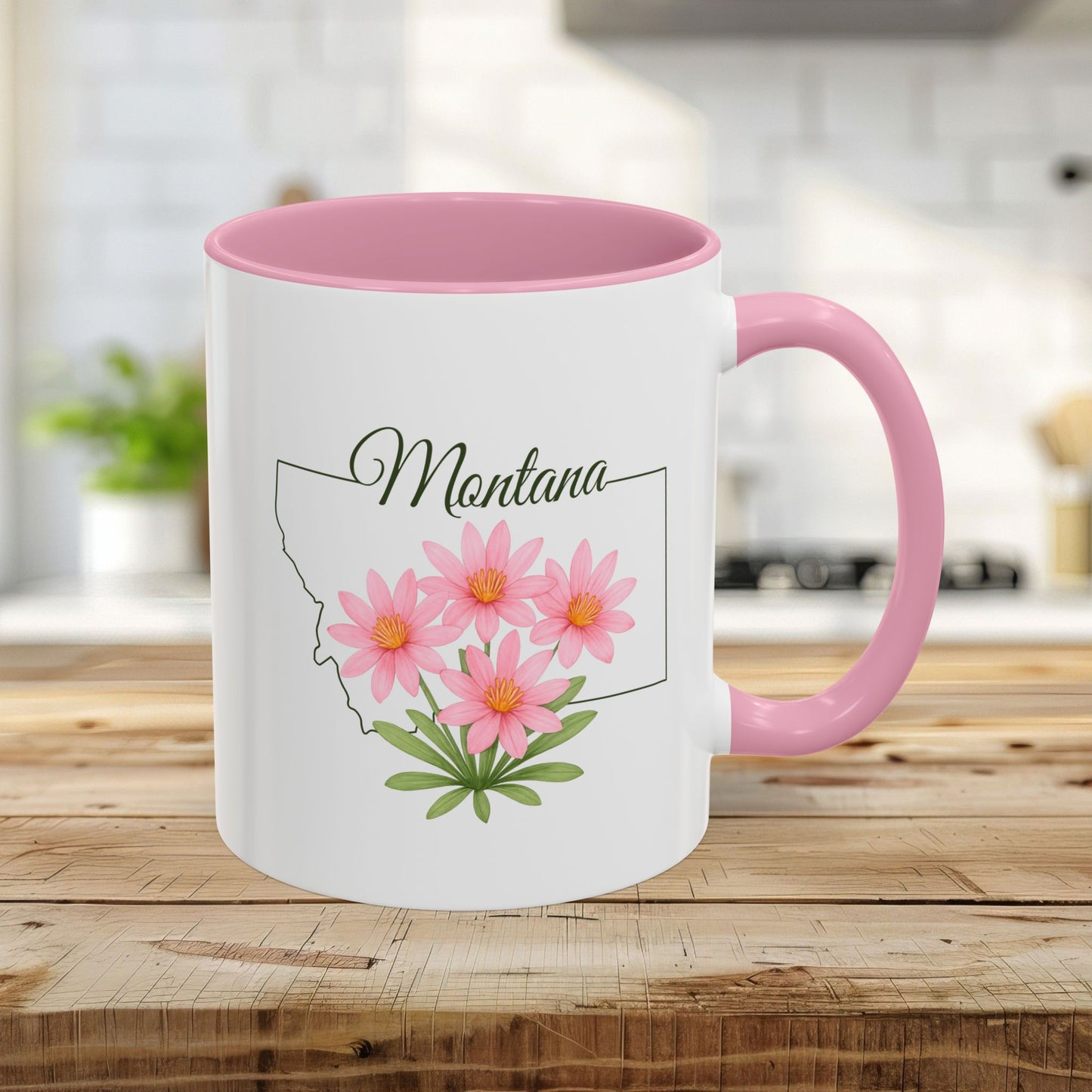 Montana State Flower Mug — Bitterroot (11/15oz)