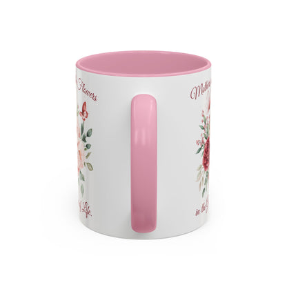 Mother's Day Peony Mug (11/15oz) — "Mothers are the Flowers in the Garden of Life"