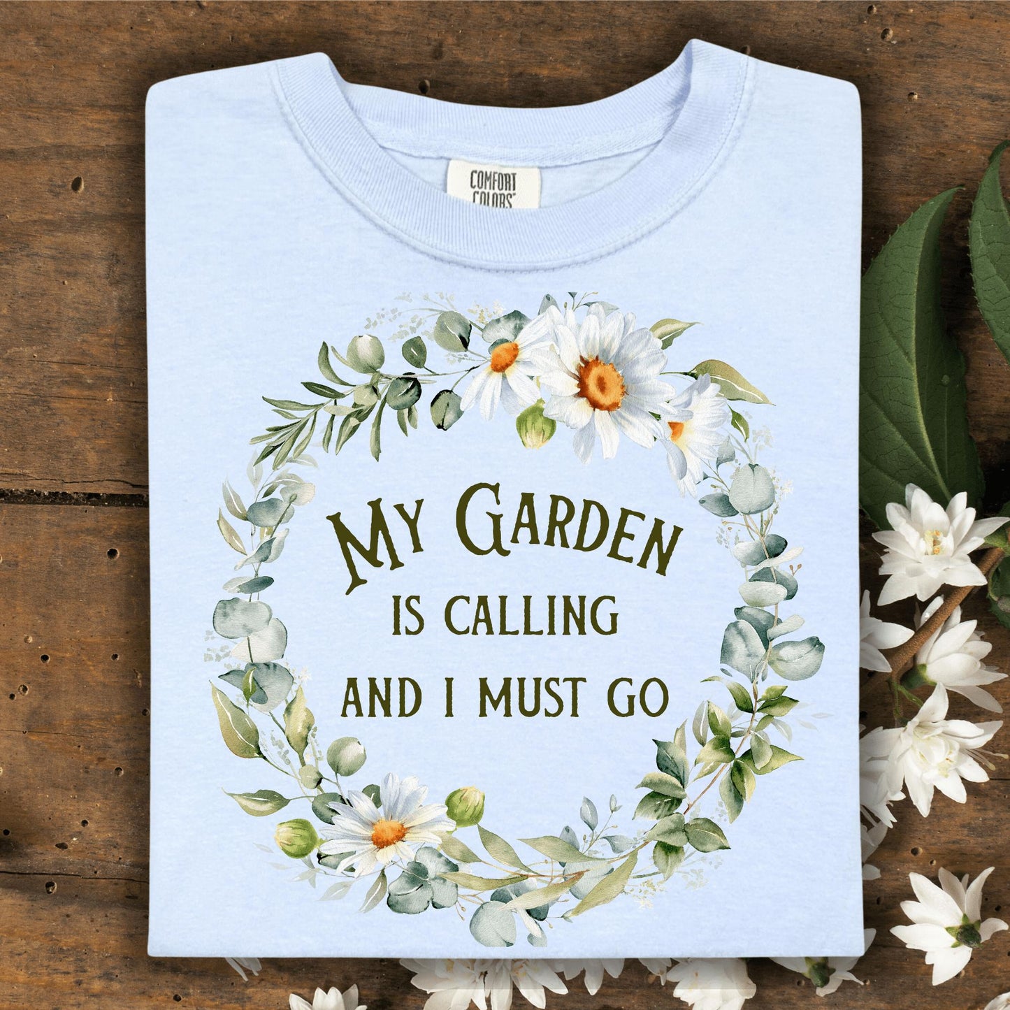 Wild Petal Threads T-Shirt S / hydrangea My Garden Is Calling T-Shirt