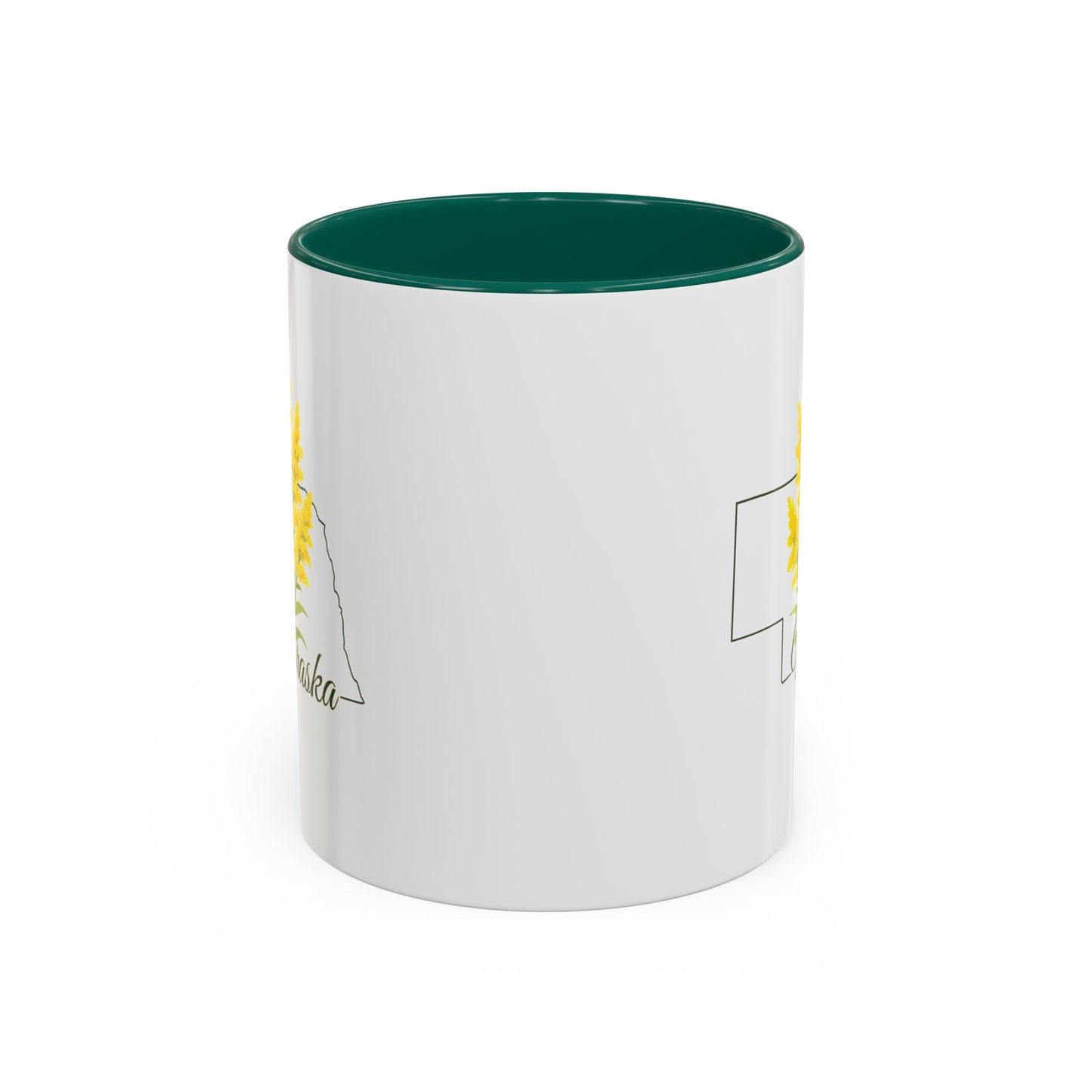 Nebraska State Flower Mug – Giant Goldenrod (11/15oz)
