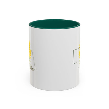 Nebraska State Flower Mug – Giant Goldenrod (11/15oz)