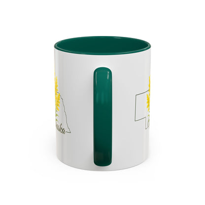 Nebraska State Flower Mug – Giant Goldenrod (11/15oz)