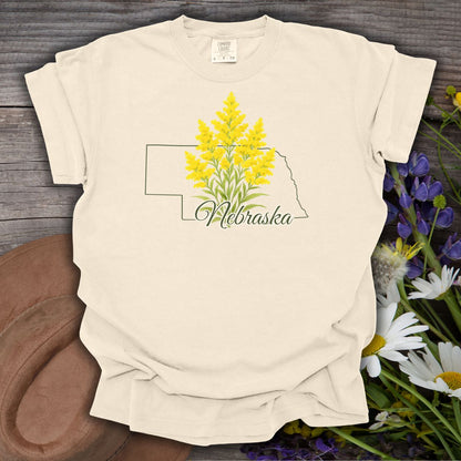 Nebraska State Flower T-Shirt — Giant Goldenrod