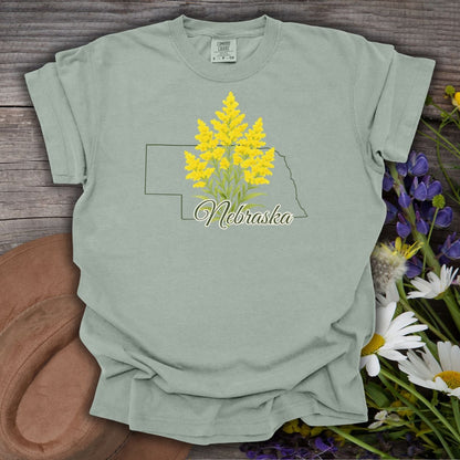 Nebraska State Flower T-Shirt — Giant Goldenrod