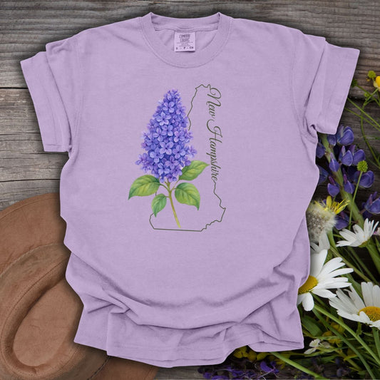 New Hampshire State Flower T-Shirt — Lilac