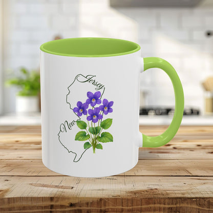 New Jersey State Flower Mug — Meadow Violet (11/15oz)