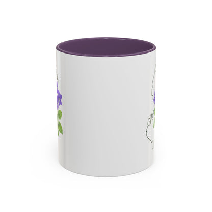 New Jersey State Flower Mug — Meadow Violet (11/15oz)