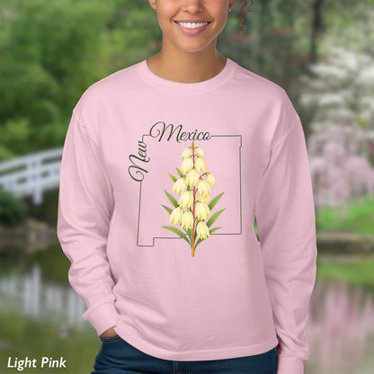 New Mexico State Flower Long Sleeve Tee — Yucca