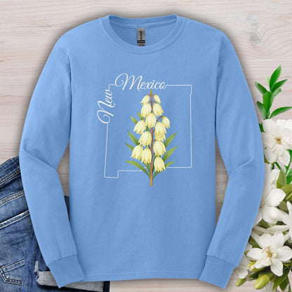 New Mexico State Flower Long Sleeve Tee — Yucca