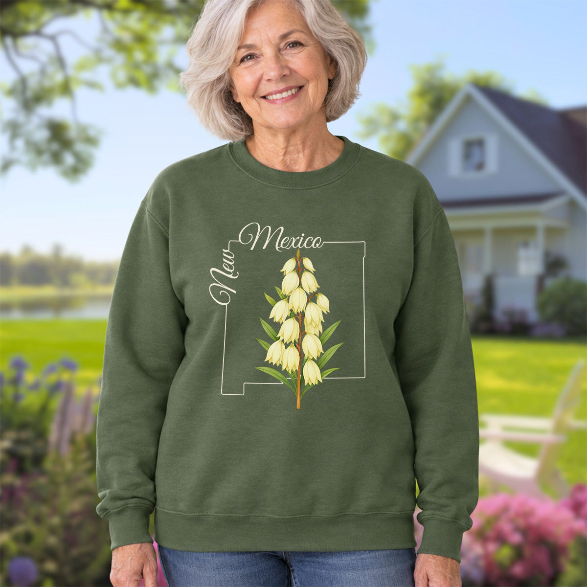 New Mexico State Flower Sweatshirt - Yucca