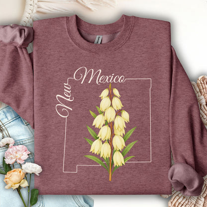 New Mexico State Flower Sweatshirt - Yucca