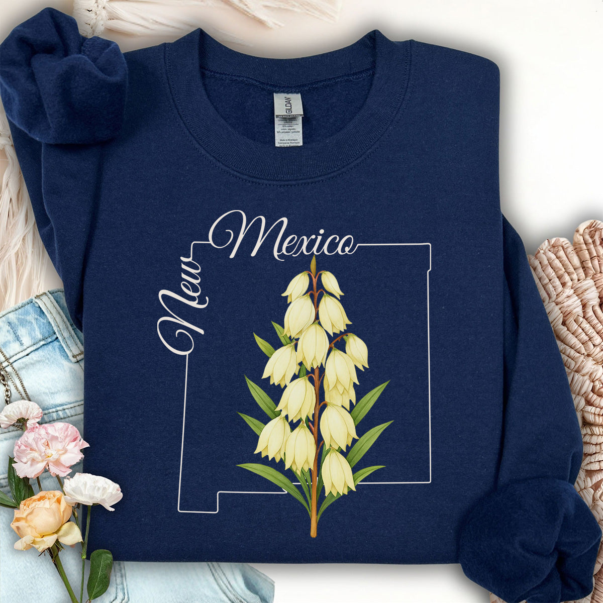 New Mexico State Flower Sweatshirt - Yucca
