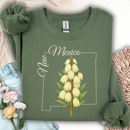 New Mexico State Flower Sweatshirt - Yucca
