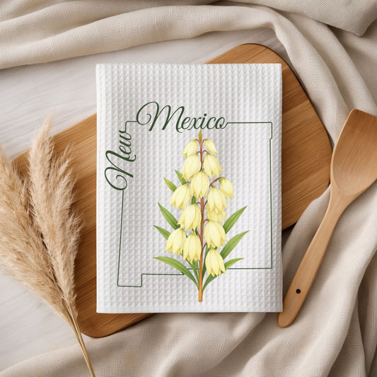 New Mexico State Flower Tea Towel — Yucca