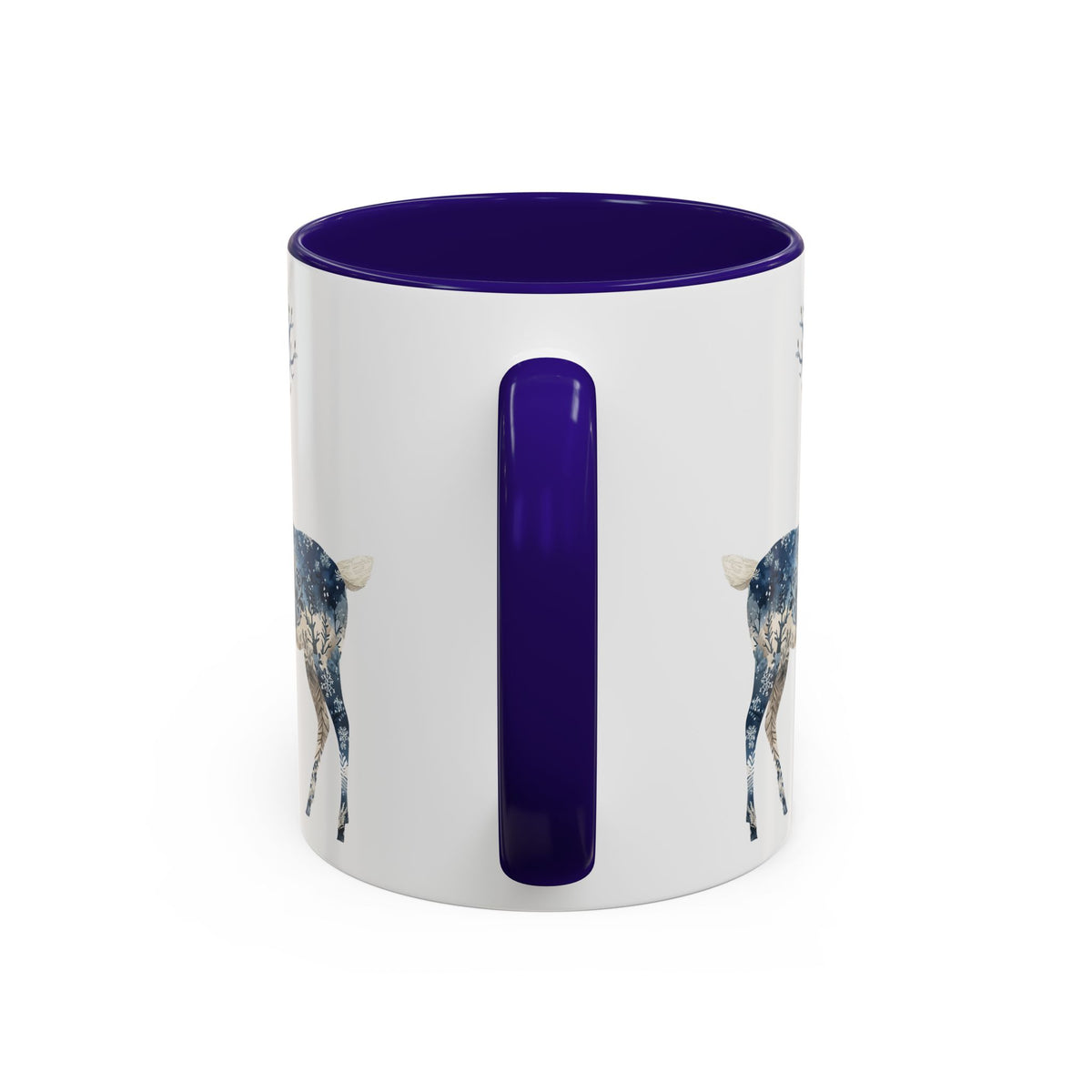 Nordic Chinoiserie Winter Buck Mug (11/15oz)