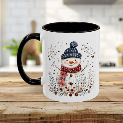 Nordic Folk Art Snowman Mug (11/15oz)