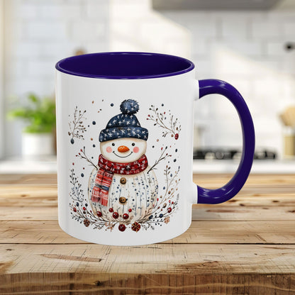 Nordic Folk Art Snowman Mug (11/15oz)
