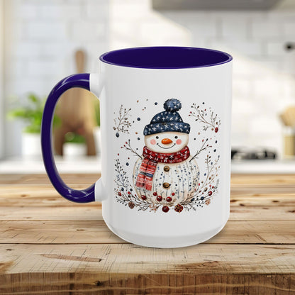 Nordic Folk Art Snowman Mug (11/15oz)