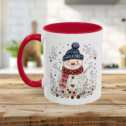 Nordic Folk Art Snowman Mug (11/15oz)